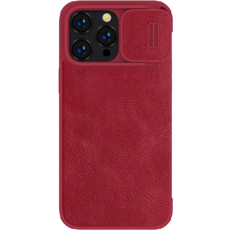 For iPhone 14 Pro NILLKIN QIN Series Pro Crazy Horse Texture Leather Case