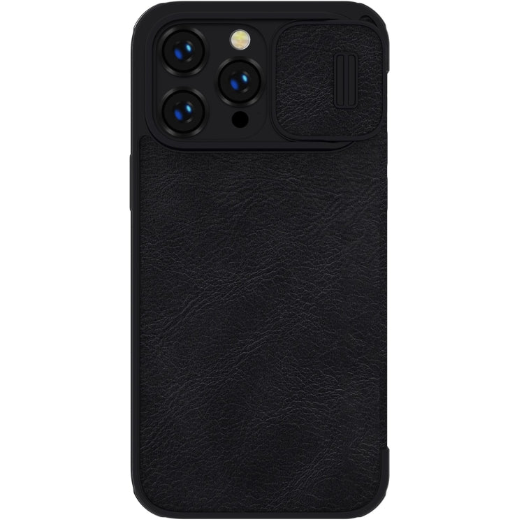 For iPhone 14 Pro NILLKIN QIN Series Pro Crazy Horse Texture Leather Case