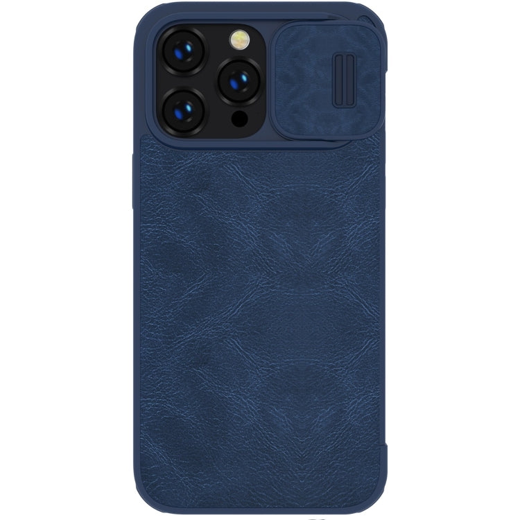 For iPhone 14 Pro NILLKIN QIN Series Pro Crazy Horse Texture Leather Case