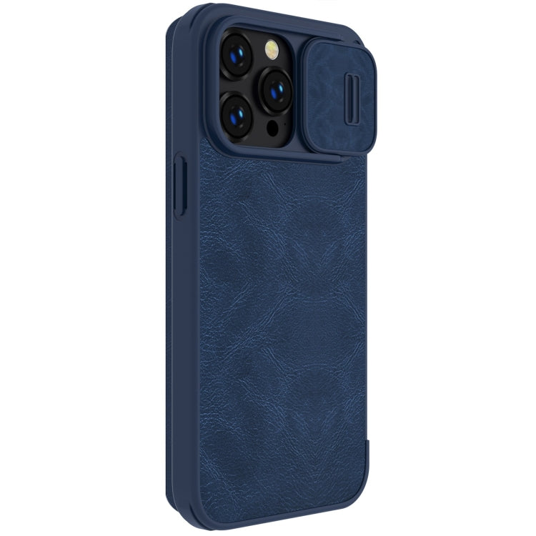 For iPhone 14 Pro NILLKIN QIN Series Pro Crazy Horse Texture Leather Case