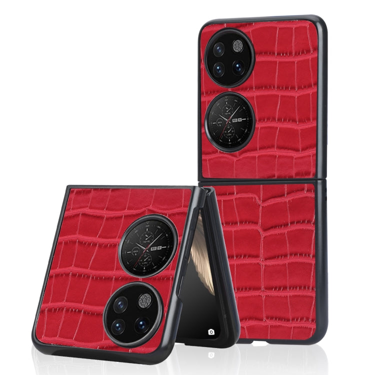 For Huawei P50 Pocket Bamboo Texture Phone Case