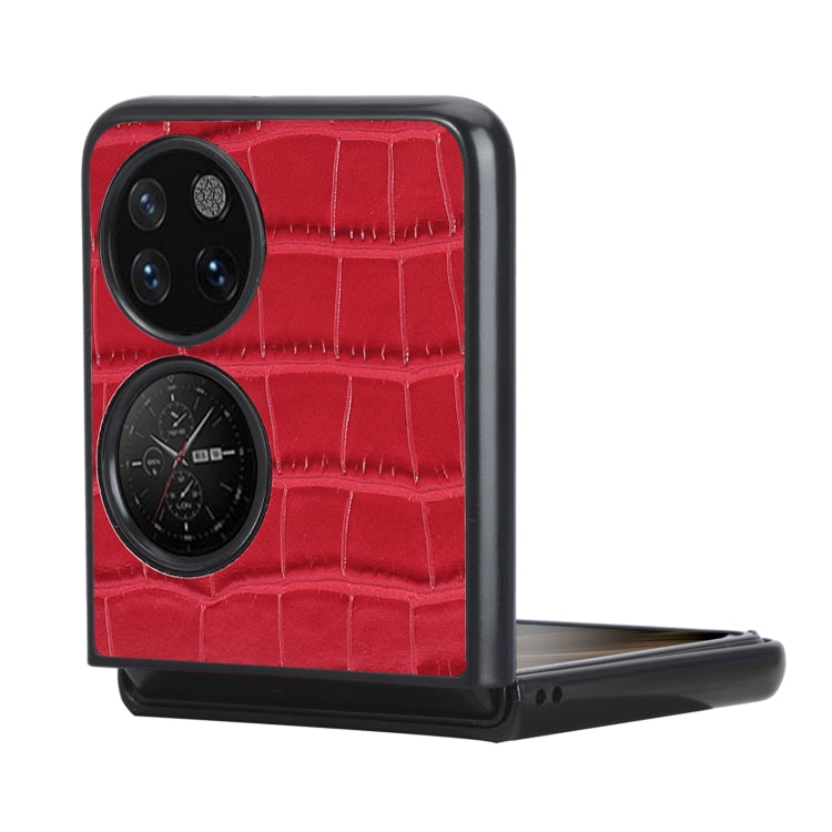 For Huawei P50 Pocket Bamboo Texture Phone Case