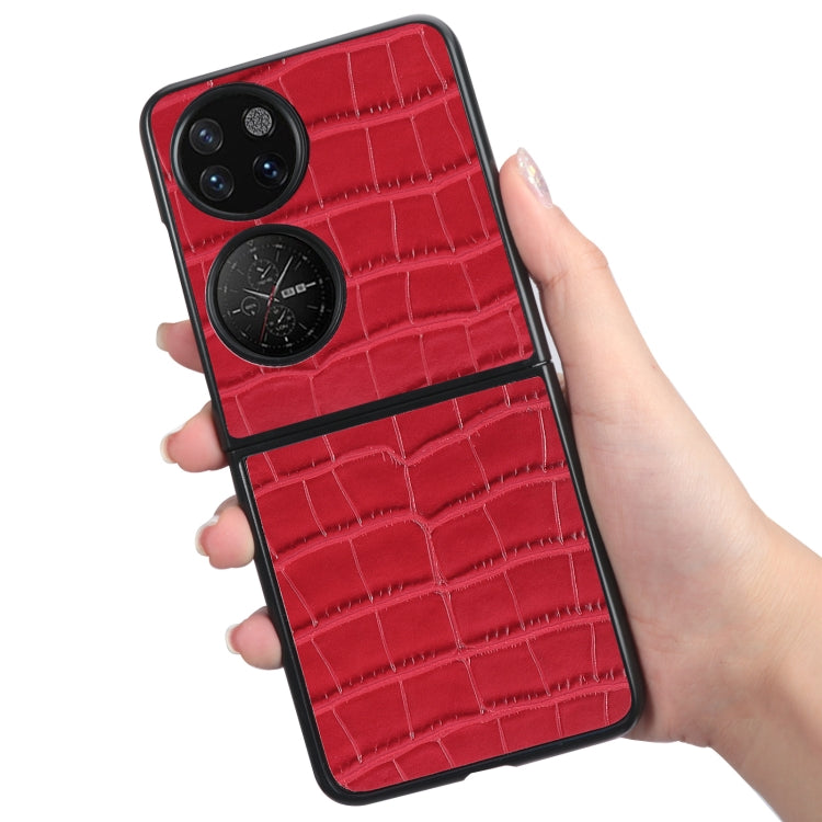 For Huawei P50 Pocket Bamboo Texture Phone Case
