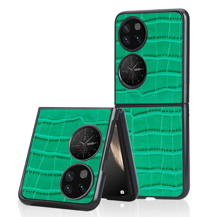 For Huawei P50 Pocket Bamboo Texture Phone Case