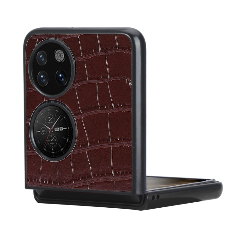 For Huawei P50 Pocket Bamboo Texture Phone Case