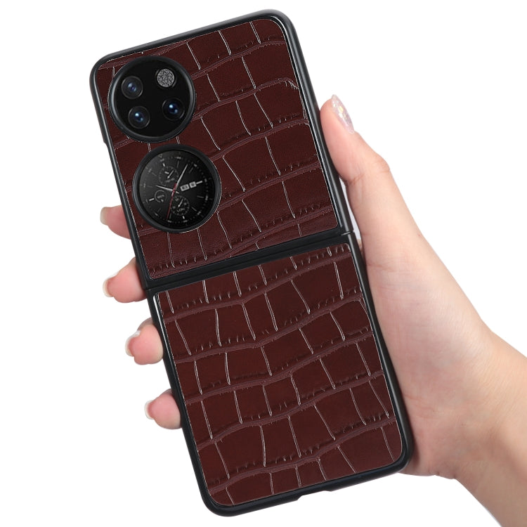 For Huawei P50 Pocket Bamboo Texture Phone Case