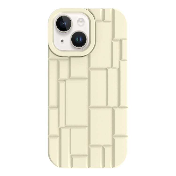 For iPhone 14 Plus  3D Ice Cubes Liquid Silicone Phone Case