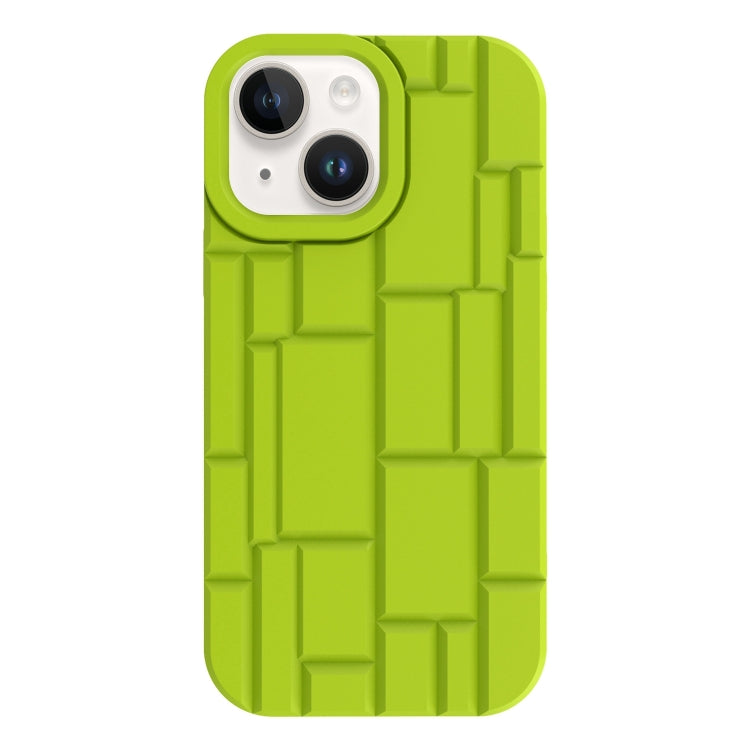 For iPhone 14 Plus  3D Ice Cubes Liquid Silicone Phone Case