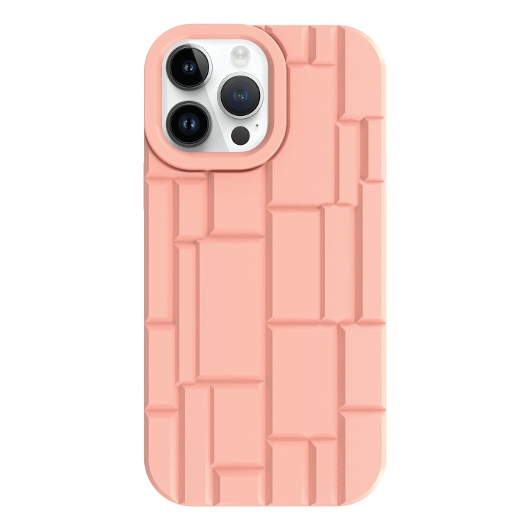 For iPhone 14 Pro 3D Ice Cubes Liquid Silicone Phone Case