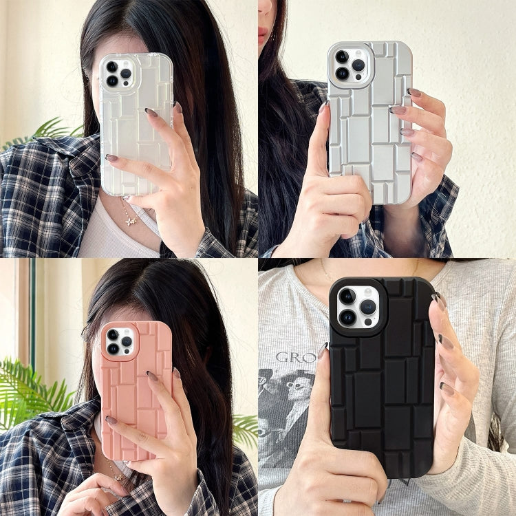 For iPhone 14 Pro Max 3D Ice Cubes Liquid Silicone Phone Case
