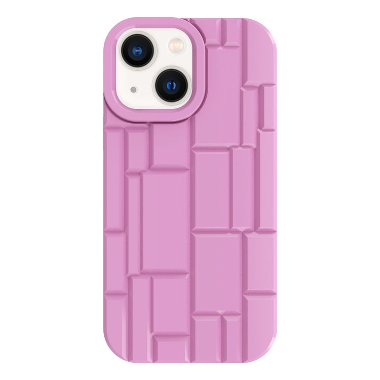 For iPhone 13 3D Ice Cubes Liquid Silicone Phone Case