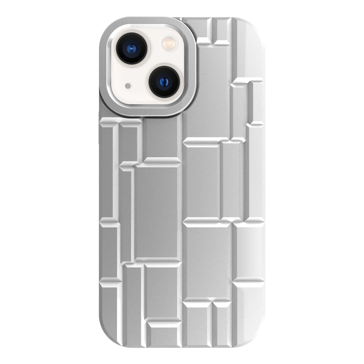 For iPhone 13 3D Ice Cubes Liquid Silicone Phone Case
