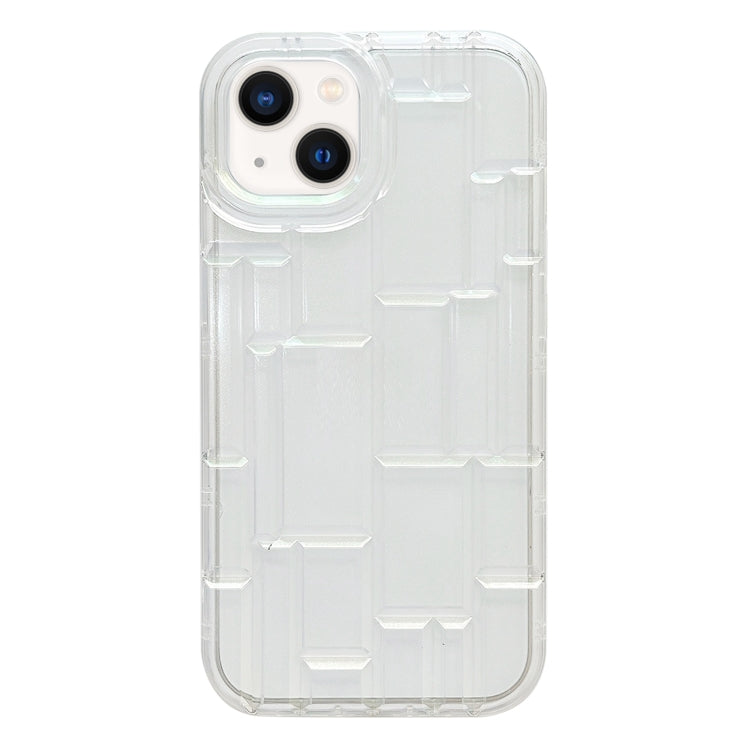 For iPhone 13 3D Ice Cubes Liquid Silicone Phone Case