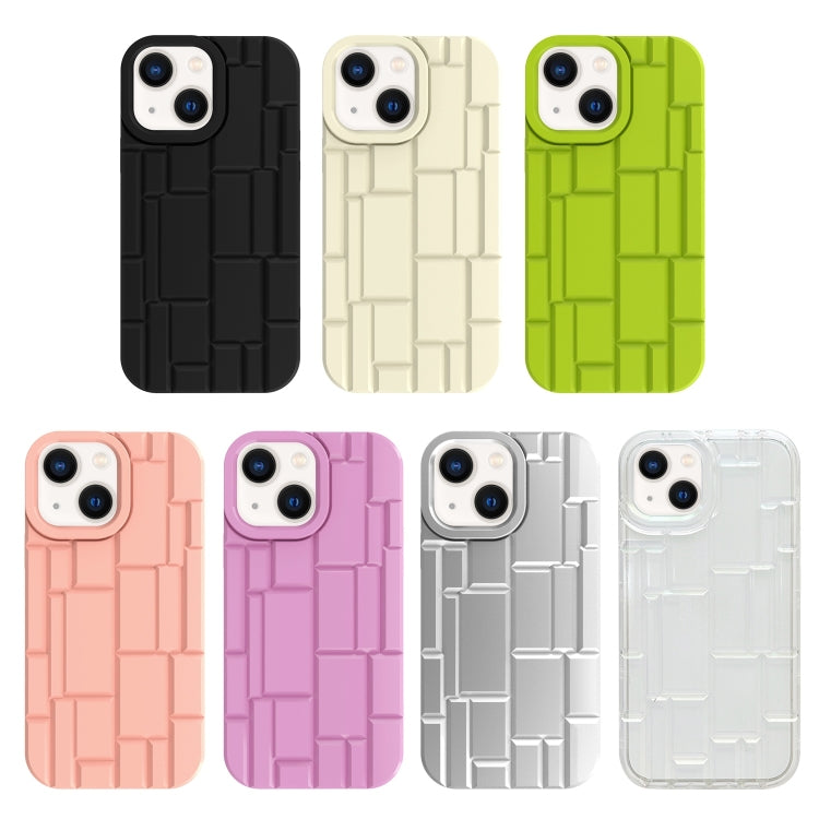 For iPhone 13 3D Ice Cubes Liquid Silicone Phone Case