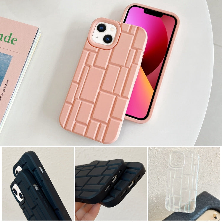 For iPhone 13 3D Ice Cubes Liquid Silicone Phone Case
