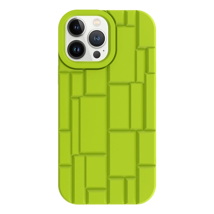 For iPhone 13 Pro 3D Ice Cubes Liquid Silicone Phone Case