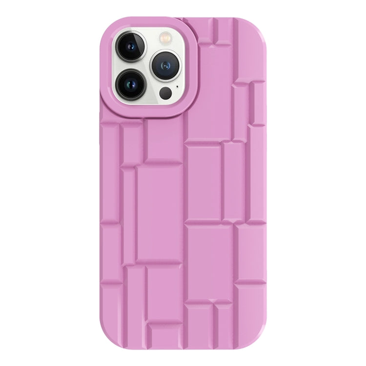 For iPhone 13 Pro 3D Ice Cubes Liquid Silicone Phone Case