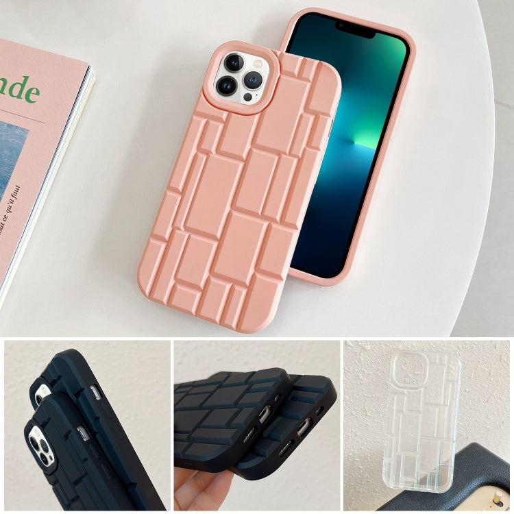 For iPhone 13 Pro Max  3D Ice Cubes Liquid Silicone Phone Case