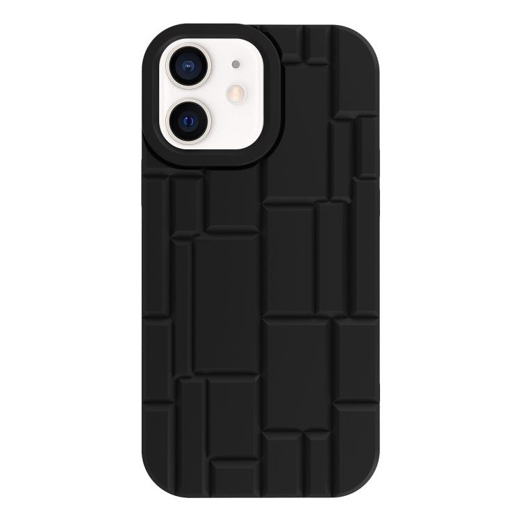 For iPhone 12 / 12 Pro 3D Ice Cubes Liquid Silicone Phone Case