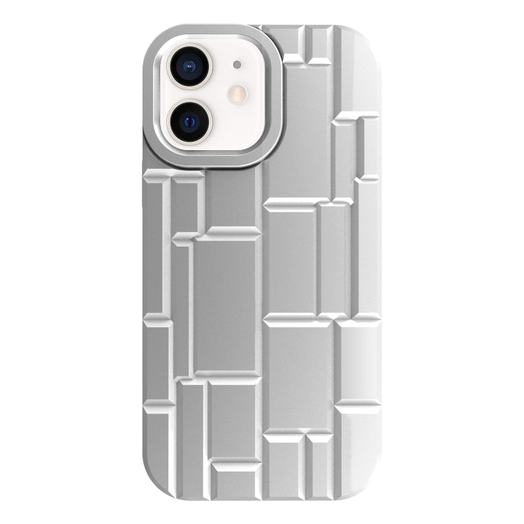 For iPhone 12 / 12 Pro 3D Ice Cubes Liquid Silicone Phone Case