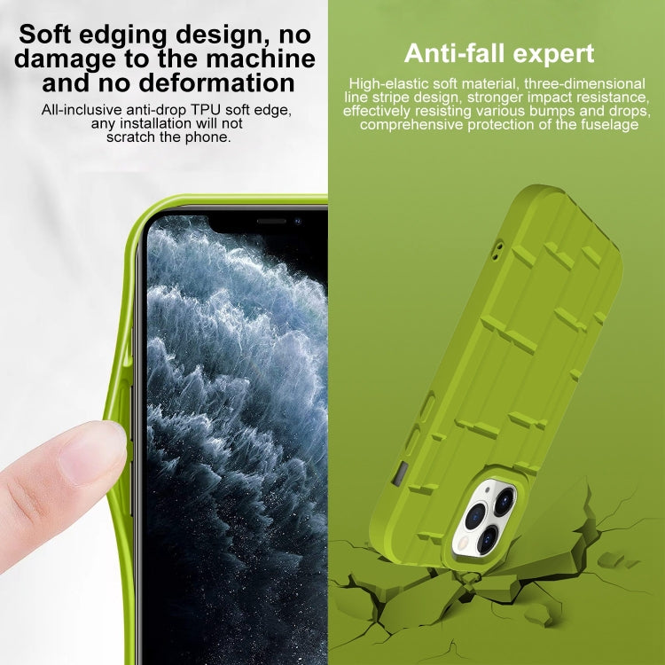 For iPhone 12 / 12 Pro 3D Ice Cubes Liquid Silicone Phone Case