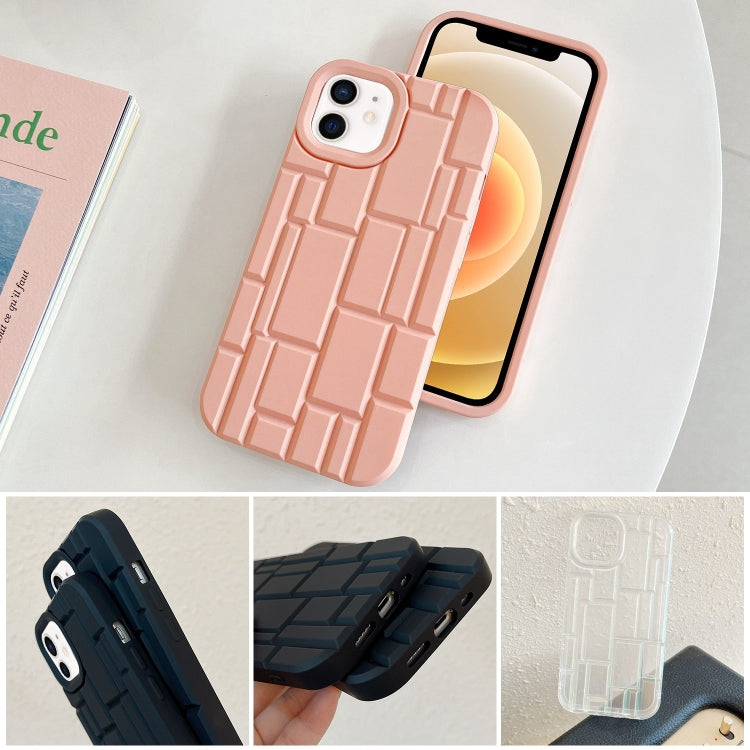 For iPhone 12 / 12 Pro 3D Ice Cubes Liquid Silicone Phone Case