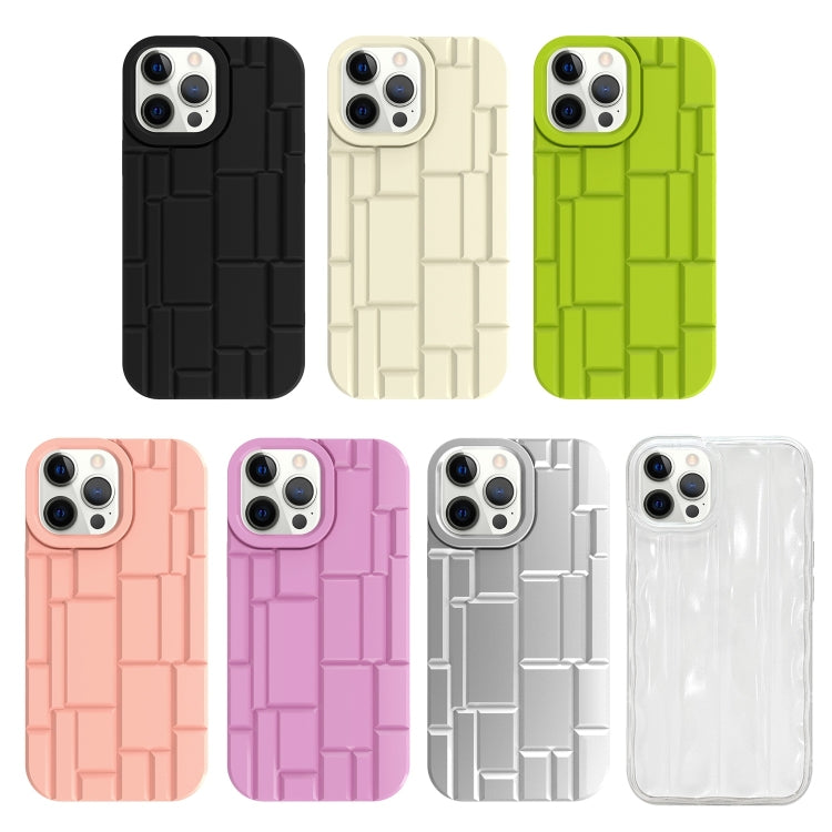 For iPhone 12 Pro Max 3D Ice Cubes Liquid Silicone Phone Case