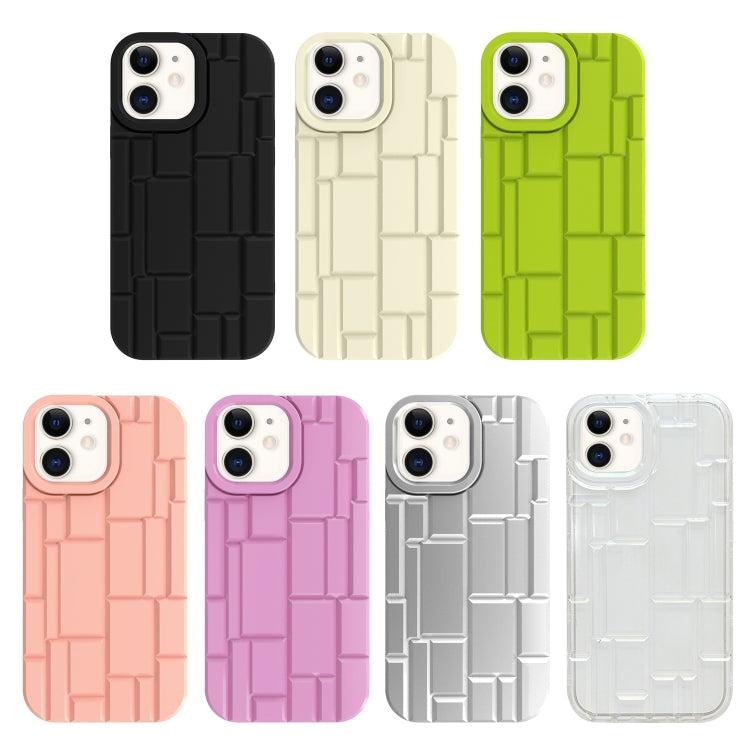 For iPhone 11 3D Ice Cubes Liquid Silicone Phone Case