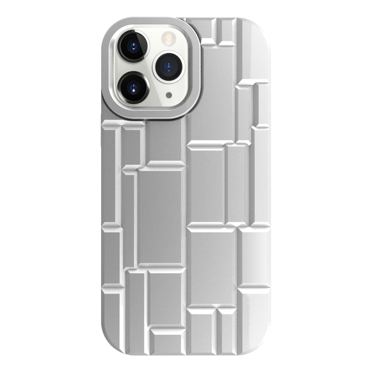 For iPhone 11 Pro Max 3D Ice Cubes Liquid Silicone Phone Case