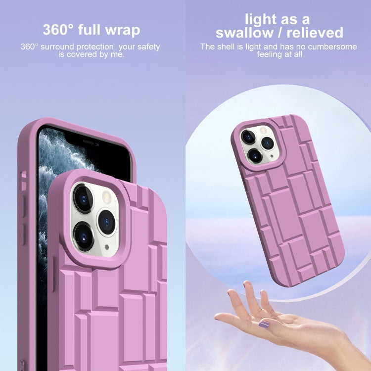 For iPhone 11 Pro Max 3D Ice Cubes Liquid Silicone Phone Case