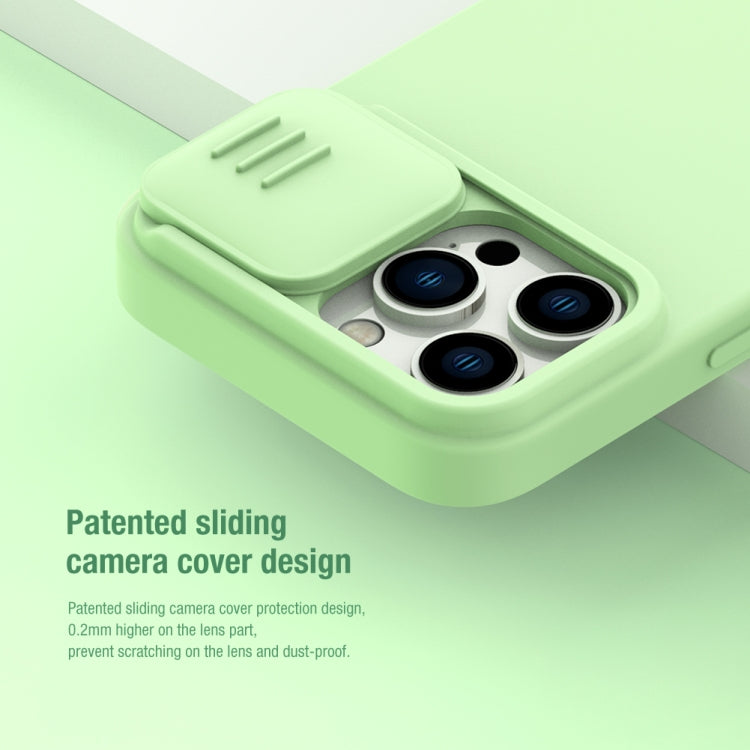 For iPhone 14 Pro NILLKIN CamShield MagSafe Liquid Silicone Phone Case