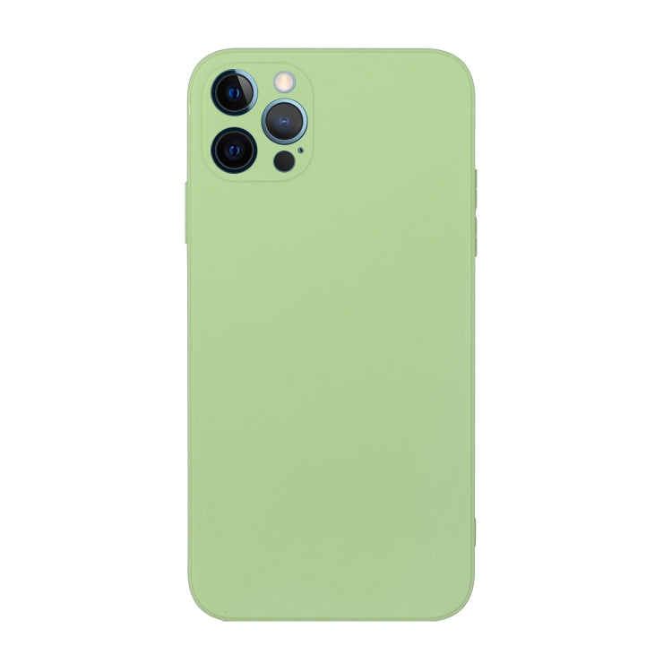For iPhone 14 Pro Straight Edge Solid Color TPU Shockproof Phone Case
