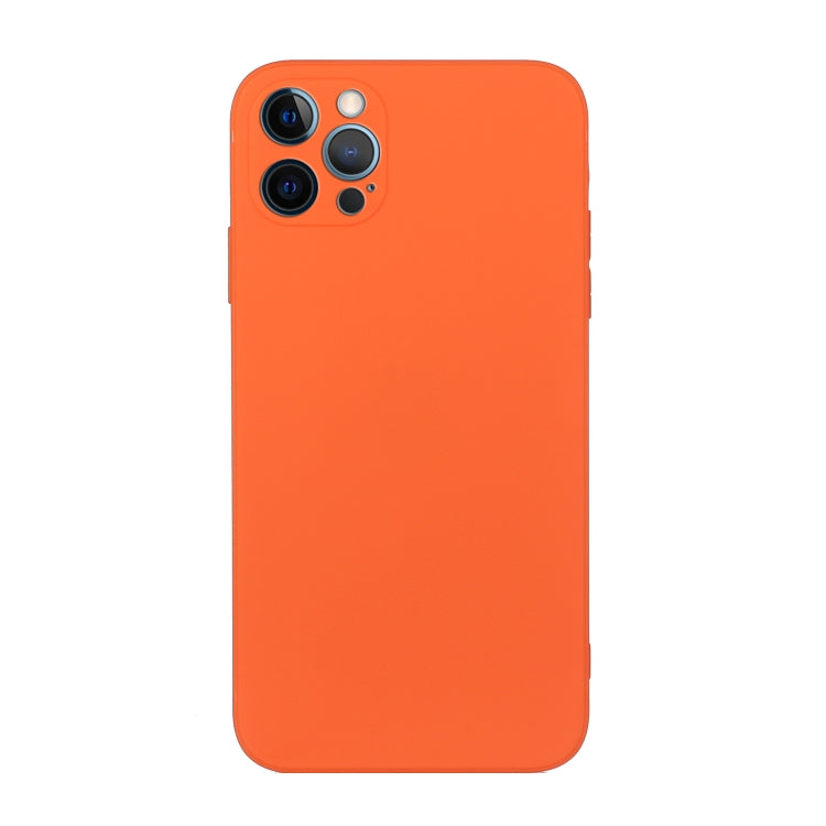 For iPhone 14 Pro Straight Edge Solid Color TPU Shockproof Phone Case