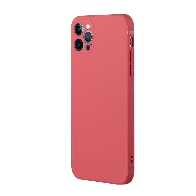 For iPhone 14 Pro Straight Edge Solid Color TPU Shockproof Phone Case