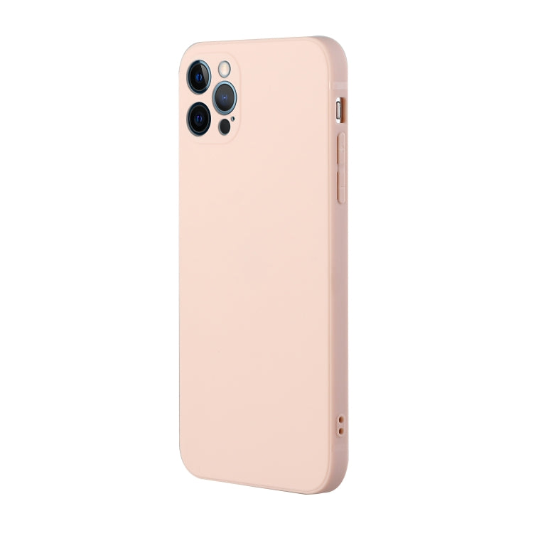 For iPhone 14 Pro Straight Edge Solid Color TPU Shockproof Phone Case