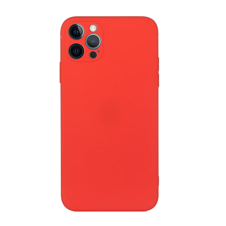 For iPhone 14 Pro Max Straight Edge Solid Color TPU Shockproof Phone Case