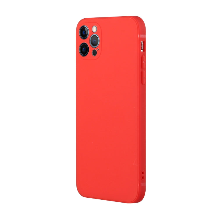For iPhone 14 Pro Max Straight Edge Solid Color TPU Shockproof Phone Case
