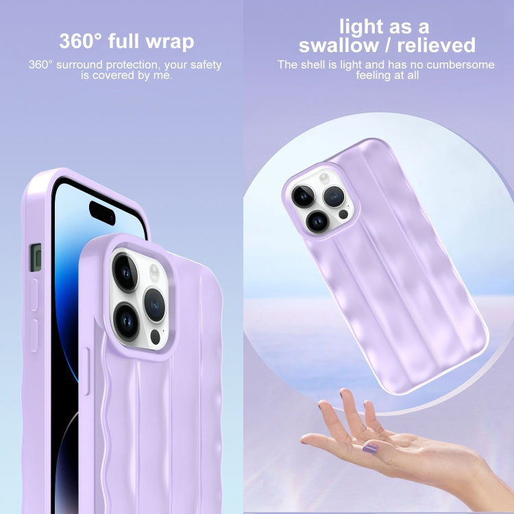 For iPhone 14 Pro Max 3D Stripe TPU Phone Case