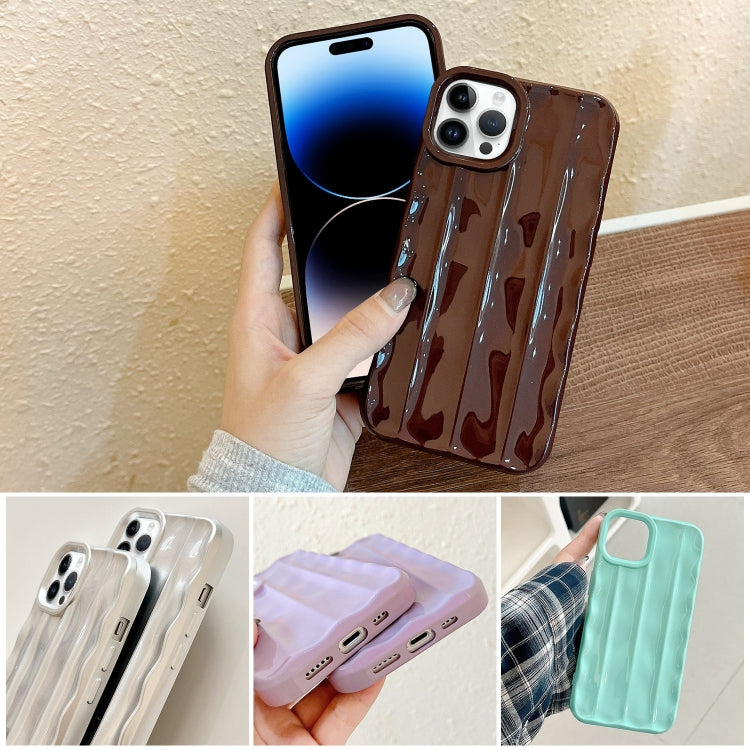 For iPhone 14 Pro Max 3D Stripe TPU Phone Case