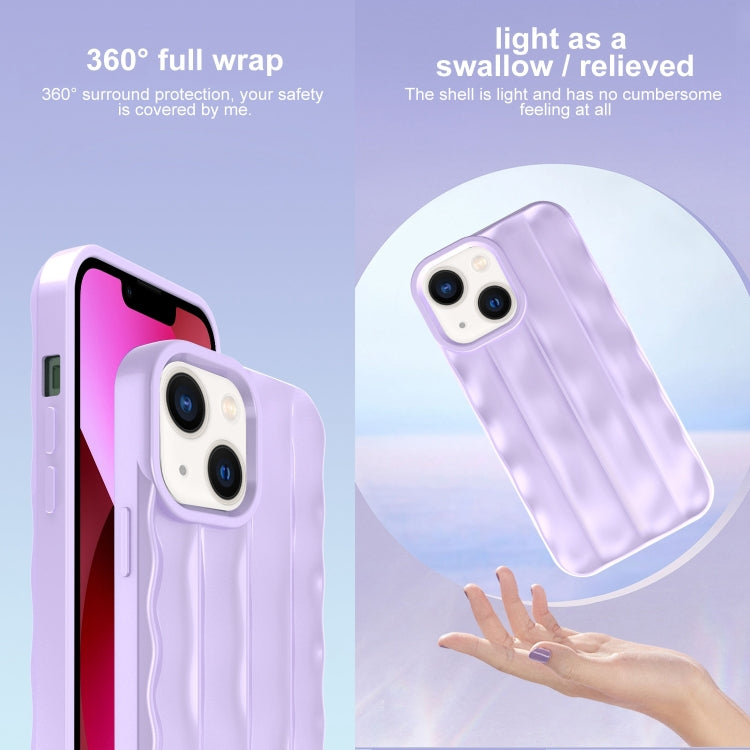 For iPhone 13 3D Stripe TPU Phone Case