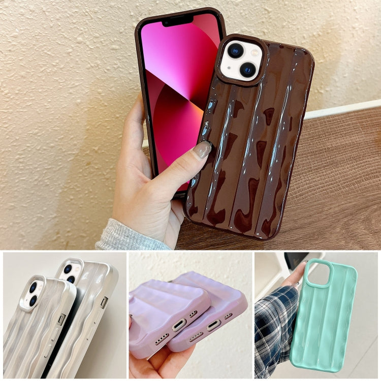 For iPhone 13 3D Stripe TPU Phone Case
