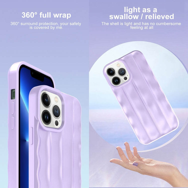 For iPhone 13 Pro 3D Stripe TPU Phone Case