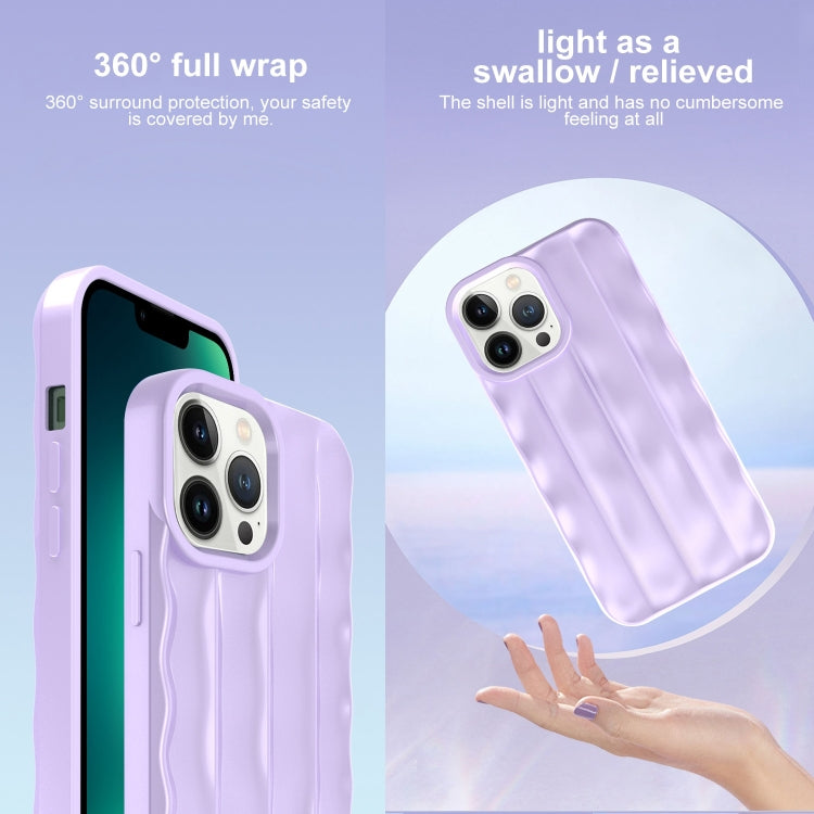 For iPhone 13 Pro Max  3D Stripe TPU Phone Case
