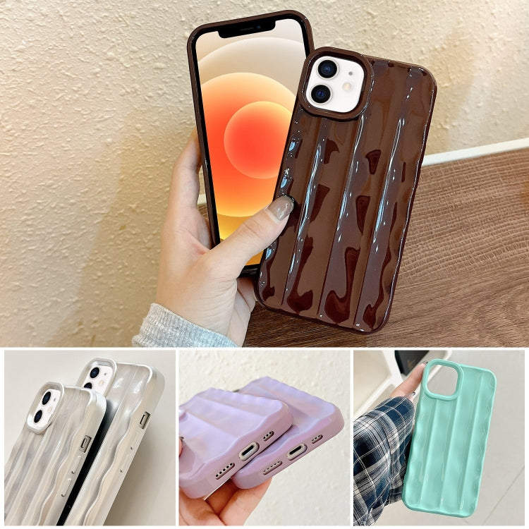 For iPhone 12 / 12 Pro 3D Stripe TPU Phone Case