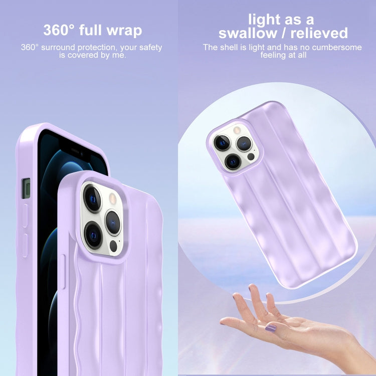 For iPhone 12 Pro Max 3D Stripe TPU Phone Case