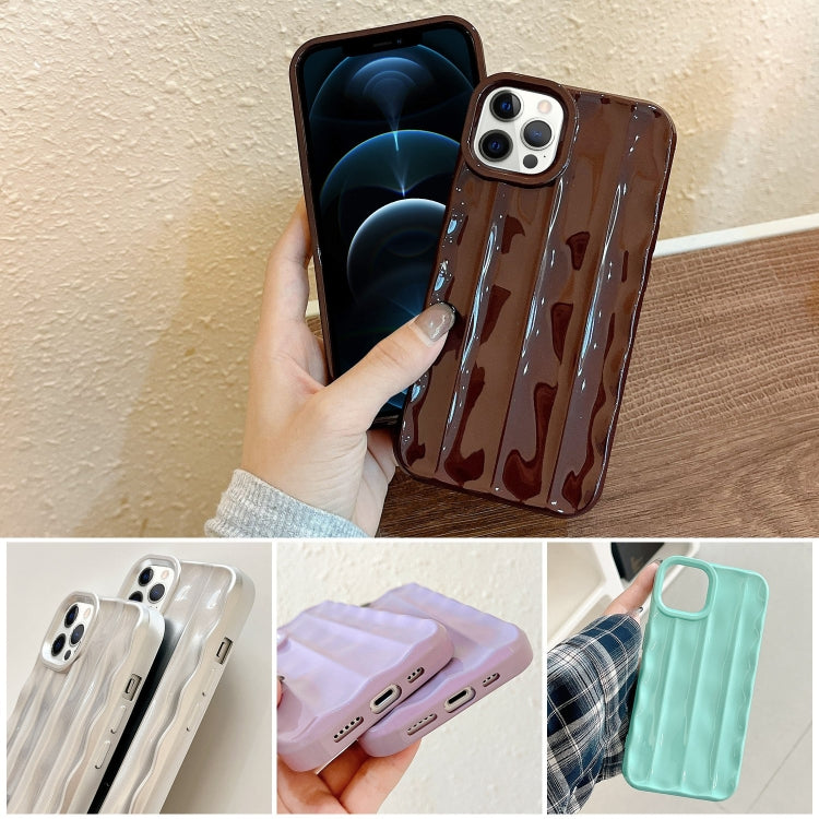 For iPhone 12 Pro Max 3D Stripe TPU Phone Case