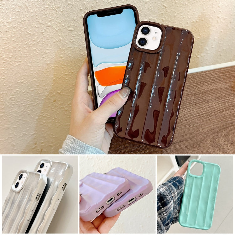 For iPhone 11 3D Stripe TPU Phone Case