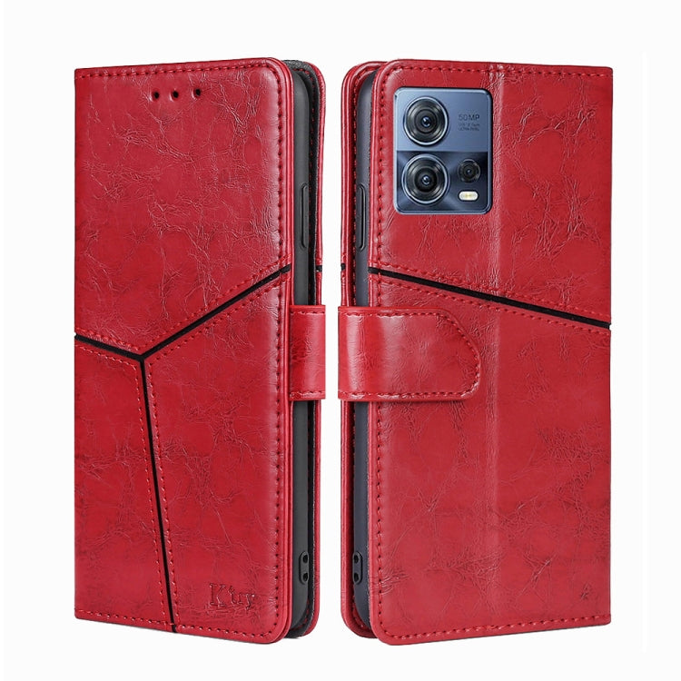 For Motorola Edge S30 Pro 5G/Edge 30 Fusion Geometric Stitching Leather Phone Case