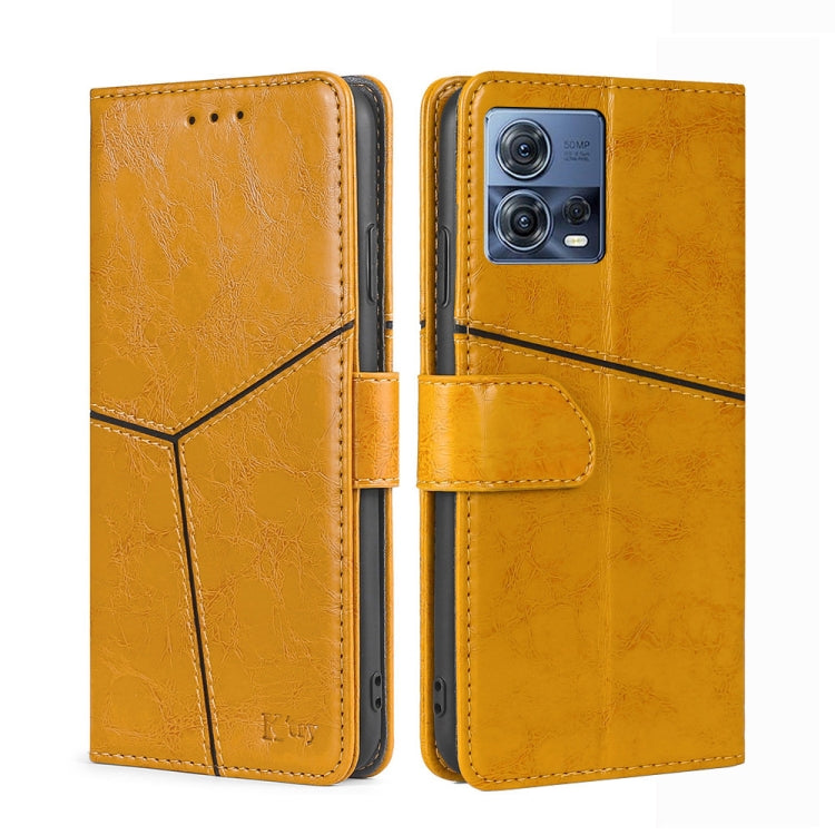 For Motorola Edge S30 Pro 5G/Edge 30 Fusion Geometric Stitching Leather Phone Case