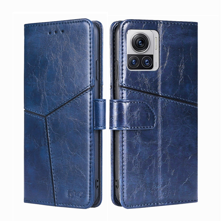 For Motorola Edge X30 Pro 5G/Edge 30 Ultra Geometric Stitching Leather Phone Case